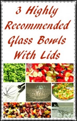 Glass Mixing Bowls with Lids