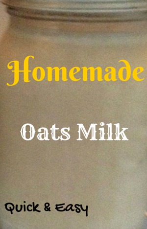 Homemade Oats Milk 